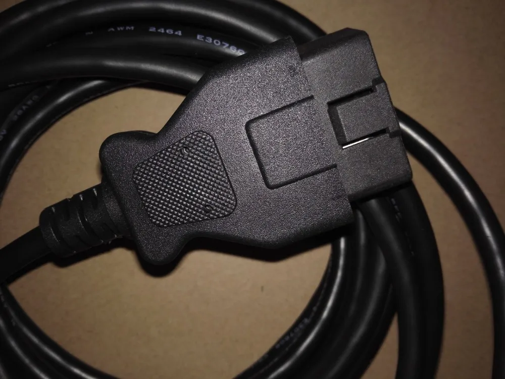 Conector Transferência 10 medidor ELM327 OBD2 Cabo de Extensão