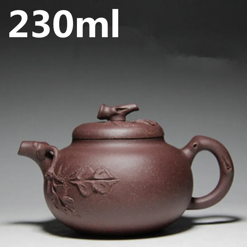 

Authentic Small Tea Pot 230ml YiXing ZiSha Tea Set Chinese Teapots Purple Clay Tea Pots Kettle Handmade Ceramic Clay Teapot