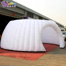 Без крыши Тип 7X4,7X2,6 м надувной купол igloo для события Прочный надувной забор для свадебной вечеринки игрушка палатка