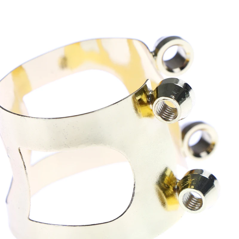 Мундштук кларнет соединительные зажимы крепеж для детали кларнета Металл золото и серебро Цвет нержавеющая стальной мундштук защита