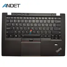 Для lenovo ThinkPad X1 Carbon 1st Gen type 34xx US клавиатура с подсветкой+ крышка Сенсорная панель 00HT000 04Y0786