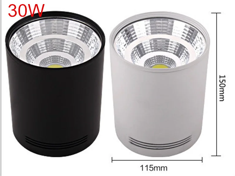 Superfície do Cilindro Luzes de Teto Lâmpadas de Parede 30 Novo Design Moderno Cob Led Downlights Pode Montar Casa Interior Dhl Livre 7 w - 10 20 6 Superfície Do Cilindro Pode montar Casa Interior