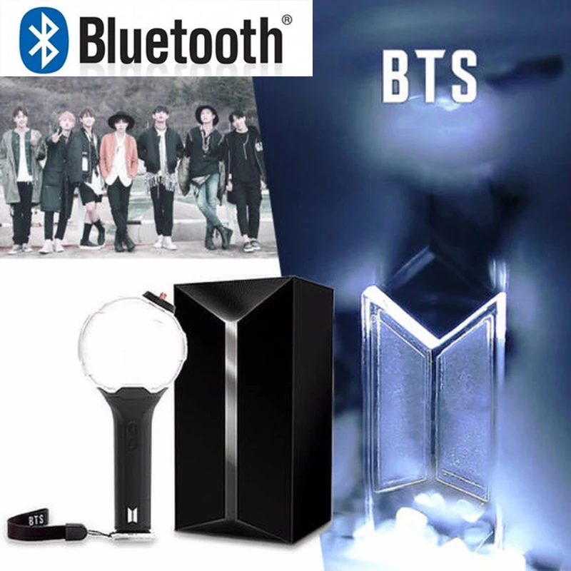 

Original KPOP BTS Light Stick with Bluetooth connected to APP ARMY Concerts Glow Lamp Official Lightstick Light Sticks 7718G