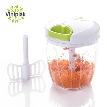 

Multifunctional 5 Blades Vegetable Food Chopper Kitchen Manual Onion Nut Chopper Meat Grinder Mincer Egg Blender Food Processors