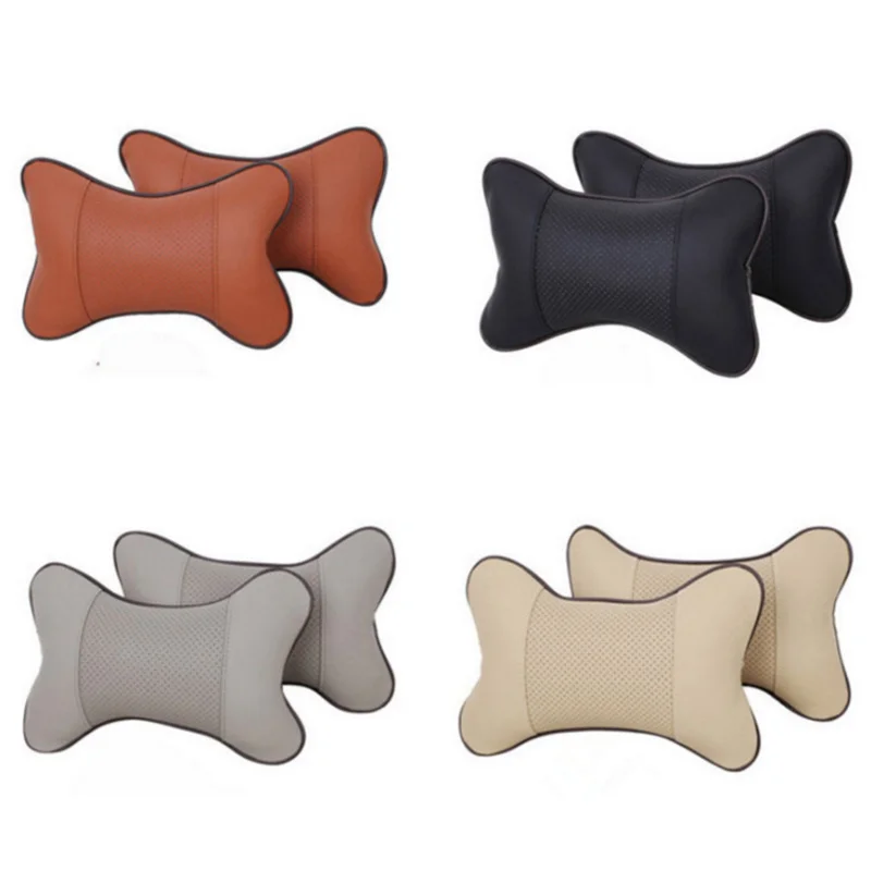 

2PC Car Seat Head Neck Rest Cushion Headrest Pillow for Volvo S40 S60 S80 S90 V40 V60 V70 V90 XC60 XC70 XC90