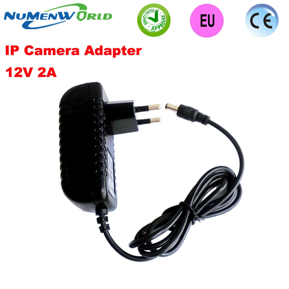  Hot 12V2A good quality Power supply adapter EU European plug for CCTV camera IP camera and DVRAC100 - 32607895869