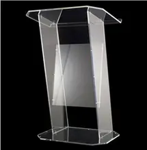 Clear Acrylic Church Pulpit Modern Clear Acrylic Perspex Lectern Podium Church Pulpit
