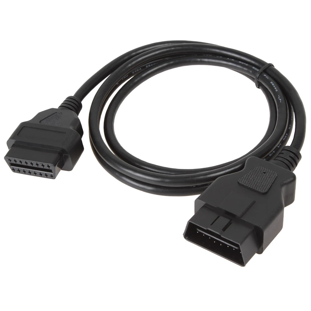 

high quality obd 16 pin male to female Auto interface adapter cable type 1.5M