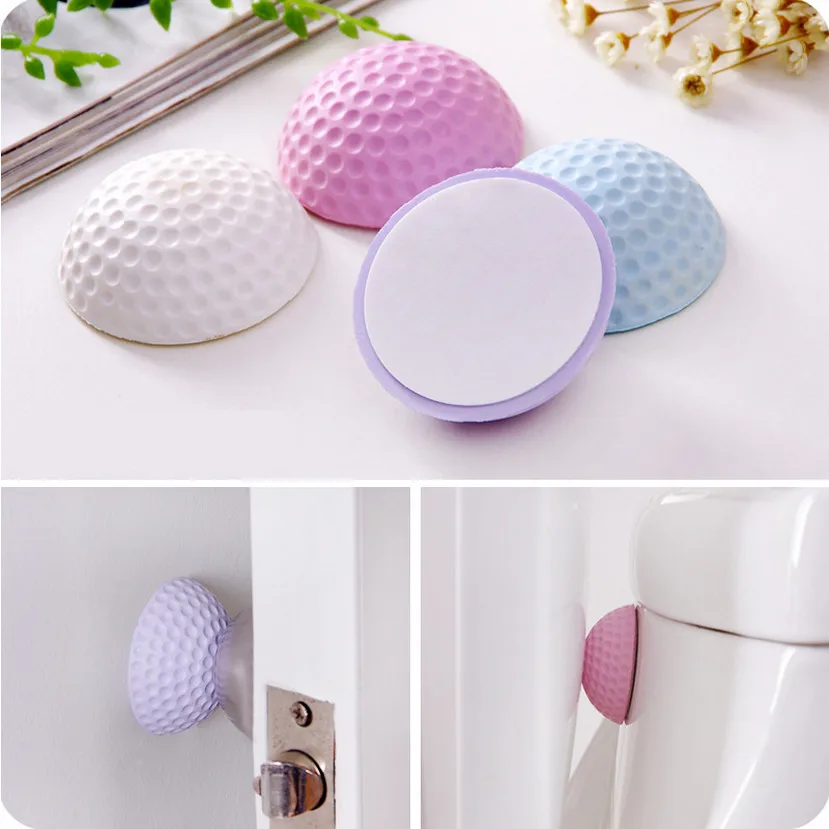 

2pc Mute Wall Pad Anti-collision Crash Pad Doorknob Lock Protective Pad Crash Pads Door Buffer furniture door lock