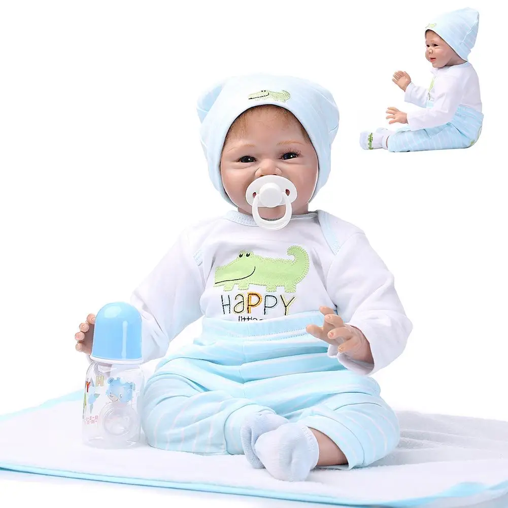 

Hot Lifelike Handmade Newborn Baby Imitation Toy Vinyl Silicone Reborn Doll Kid Gift