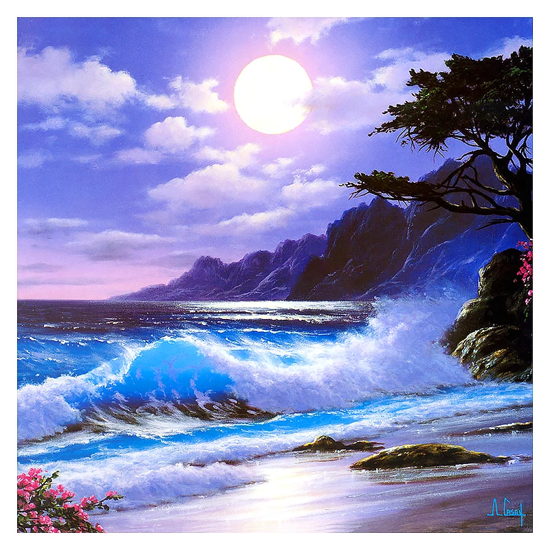 Sunrise sea landscape