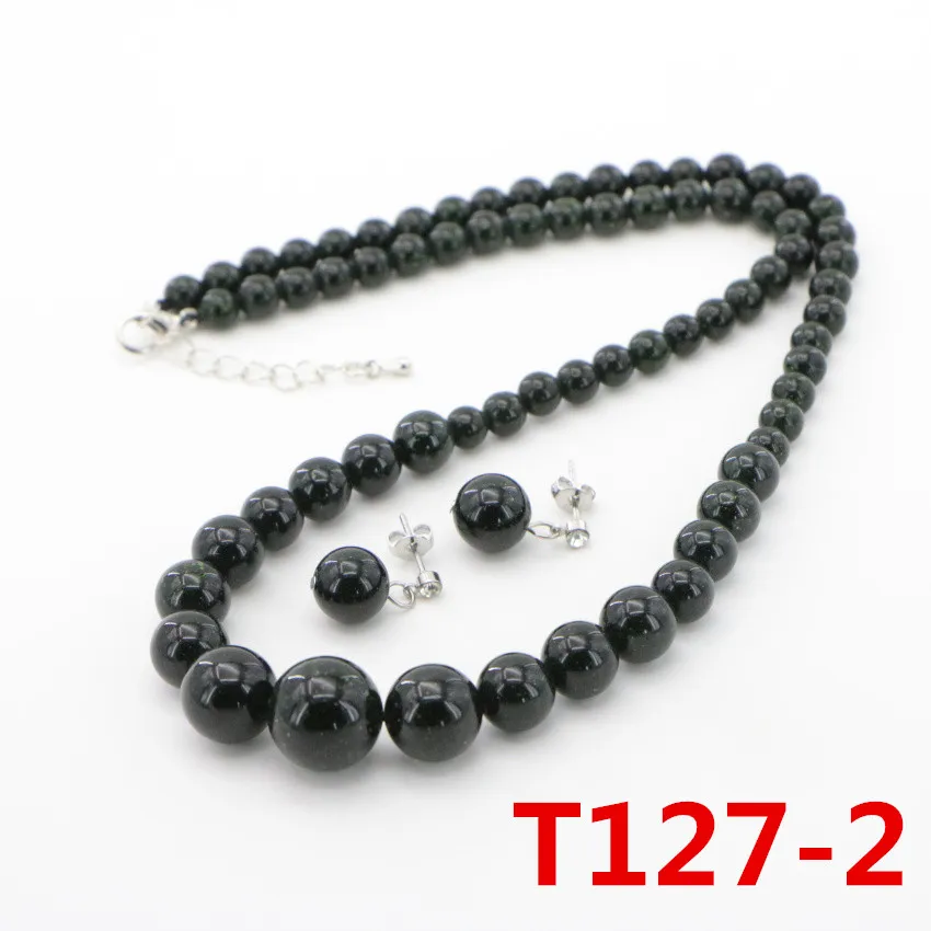 2 Natural Stone green Sand Beads Necklace Earring ear nail Fashion DIY Jasper Chalcedony (15)