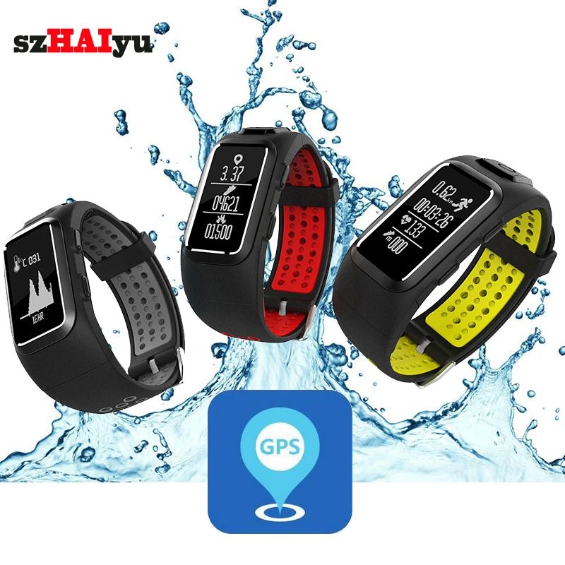 

Smart Band GPS Fitness bracelet Heart Rate Tracker Smart Bracelet Real Waterproof Hiking Smart Wristband Outdoor Android IOS