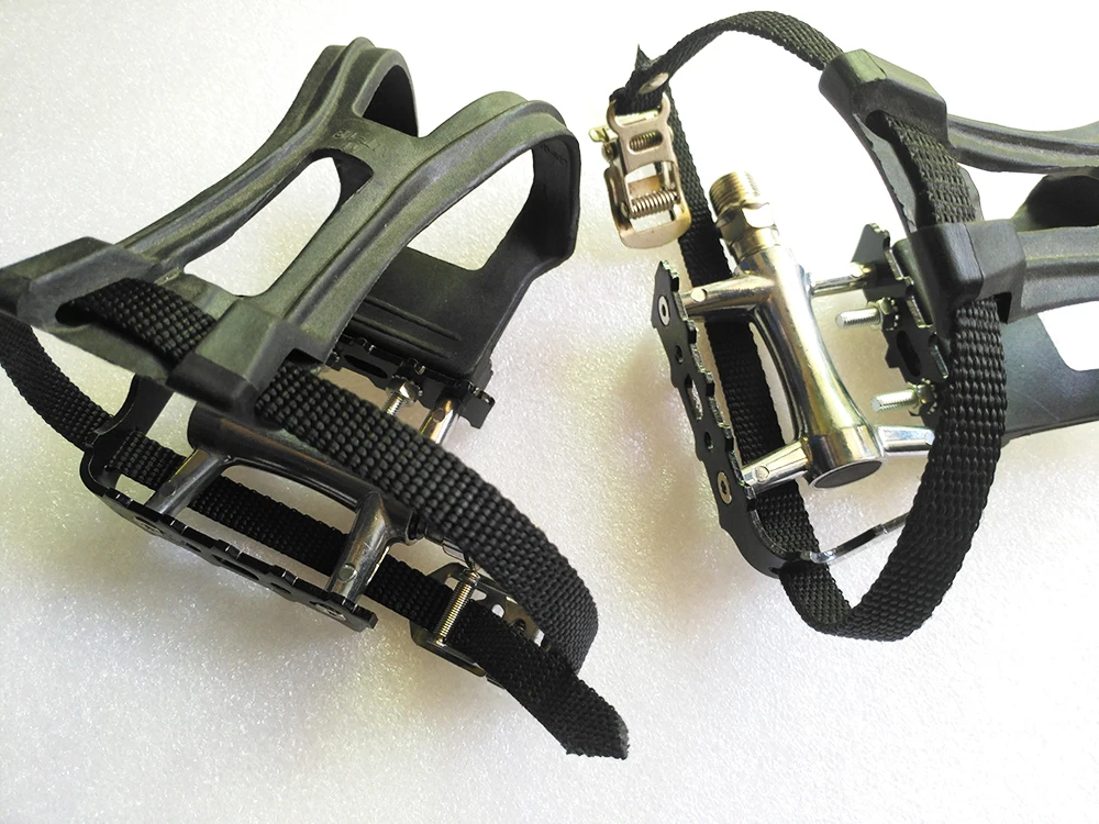 syun lp nylon clipless fixed gear aluminum alloy bicycle pedal straps and toein Bicycle Pedal