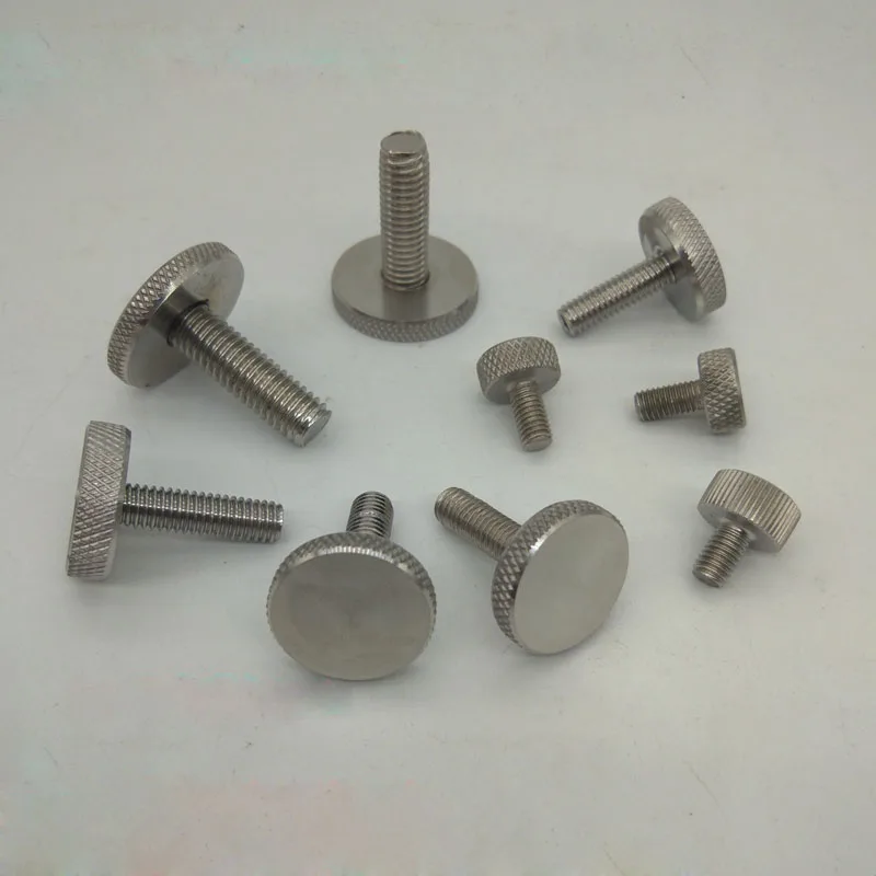 BOL-43343 1Pcs M10 Stainless Steel Step Head Knurled Handle Screws Mirror Hand Screw Bolt 20mm-75mm Length- 1pcs Dims: M10x40mm BOL-43343 1Pcs M10 Stainless Steel Step Head Knurled Handle Screws Mirror Hand Screw Bolt 20mm-75mm Length- 1pcs Dims: M10x40mm