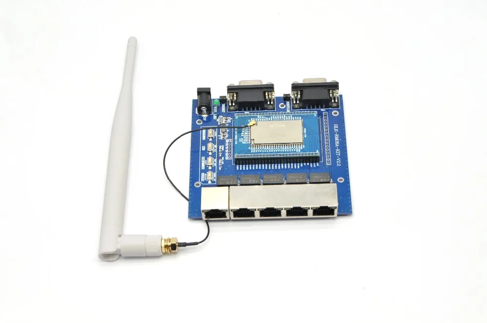 

Free shipping New MT7688AN Industrial IOT serial wifi module five ethernet port UART WIFI openwrt smart wireless module