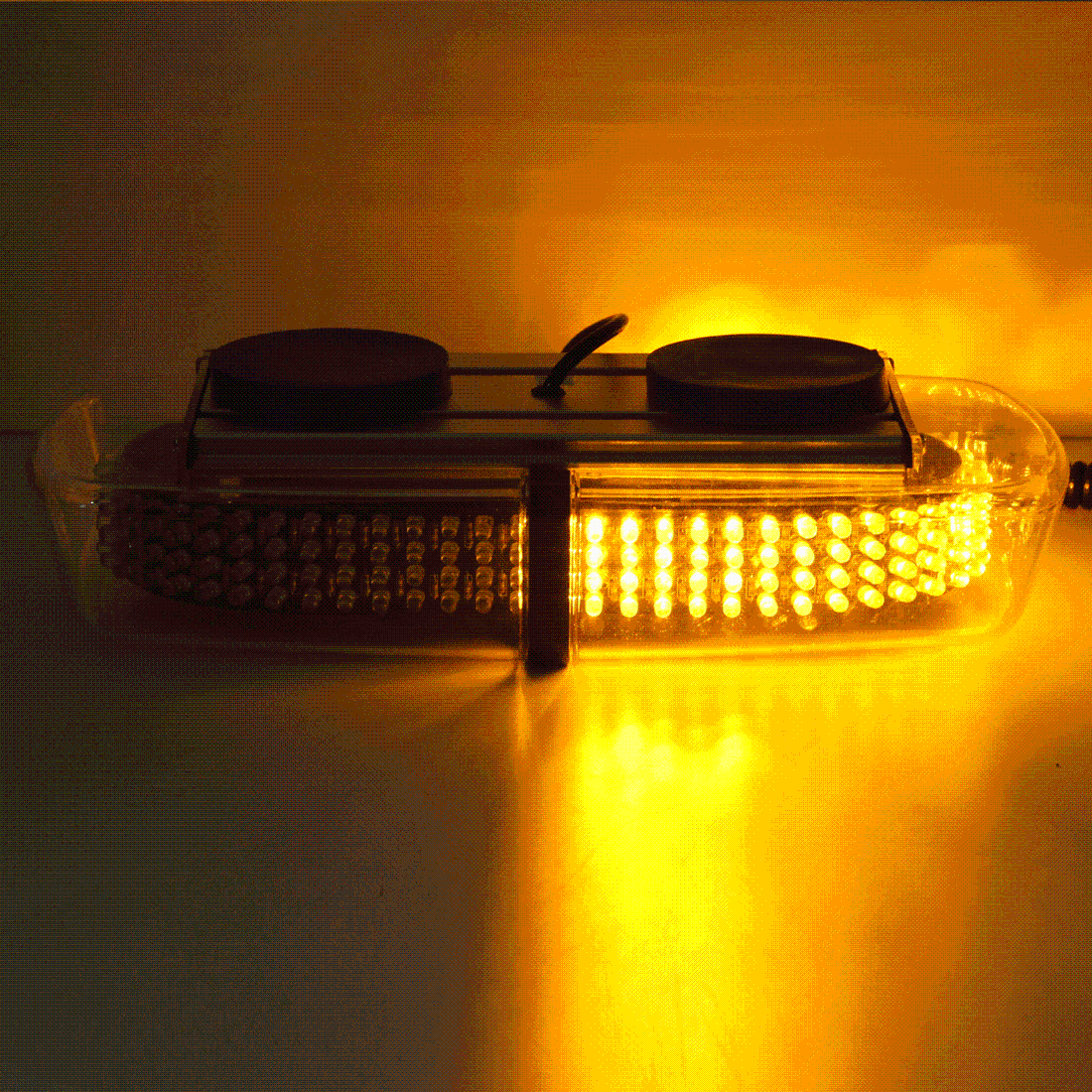 240 LED Amber Yellow Magnetic base Car Roof Flashing Strobe Emergency Light 240 LED Beacons Warning Mini Lighting Lamp