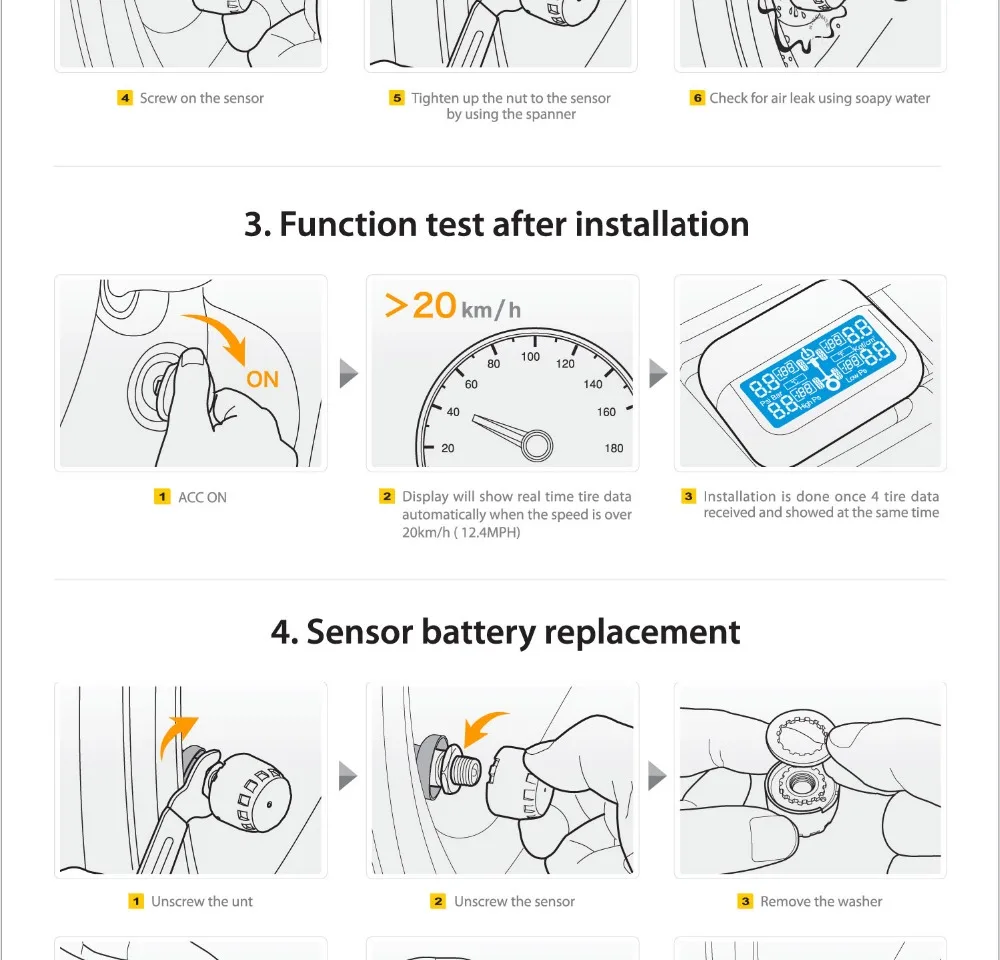 Steelmate TP-03S TPMS система контроля давления в шинах с регулируемым ЖК-дисплеем прикуриватель 4 клапана-колпачок внешние датчики