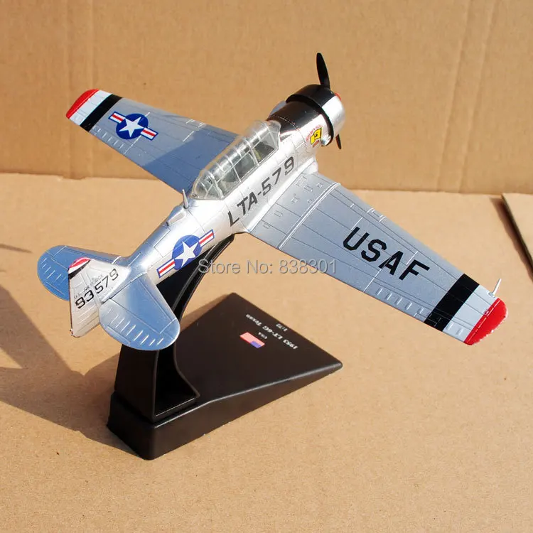 AMER 1/72 масштаб игрушечные модели самолетов США 1953 LT-6G Техасский истребитель литой металлический самолет модель игрушки для подарка/коллекции/украшения