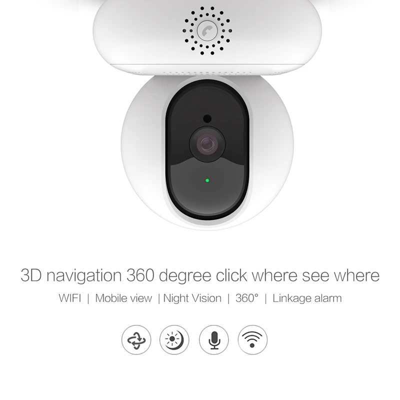 

Full HD Security Cctv Camera 360 Degree Ptz Infrared Night-Vision IP Camera Cloud Storage Remoto Surveillance Camera Baby Monior