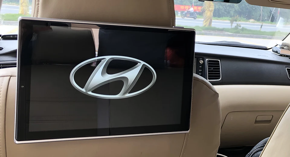 Best 2019 UI Style Latest Product Car TV Monitor For Hyundai Veloster Android 7.1 Headrest Rear Seat Entertainment System Auto Screen 0