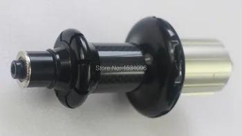 

208g 24H Powerway R36 2:1 carbon rear hub road bicycle straight pull drive side 16 holes, non drive side 8 holes, 10/11s freehub