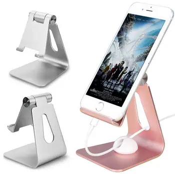 

50pcs/lot Phone Holder Stand for Xiaomi mi 9 Metal Phone Holder Foldable Mobile Holder Phone Stand Desk For iPhone 7 8 X XS Max