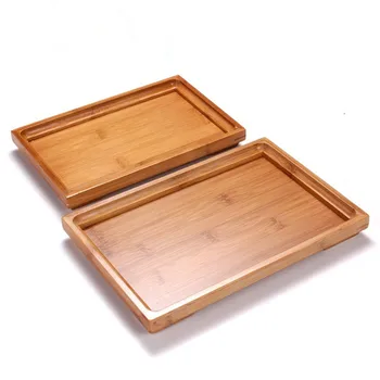 

Japan Style Solid Bamboo Tray for Storage Tea Ceremony Kungfu Tea/snacks/fruit Wooden Service Plate Teapot Teacup Tray L S Size