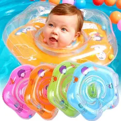Детской шеи кольцо безопасности для поплавок круг для тренировок на открытом воздухе Плавание плавает надувной фламинго напиток держатель