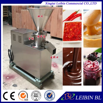 

Automatic Split Large Capacity Sesame Sauce Peanut Butter Pepper Sauce Colloid Grinder Production Line Cocoa Bean Coffee Bean Ch