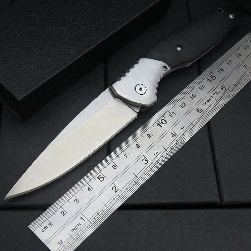 Складной нож 9Cr18Mov со стальным лезвием 111 подшипников стальные ручки G10 ножи для