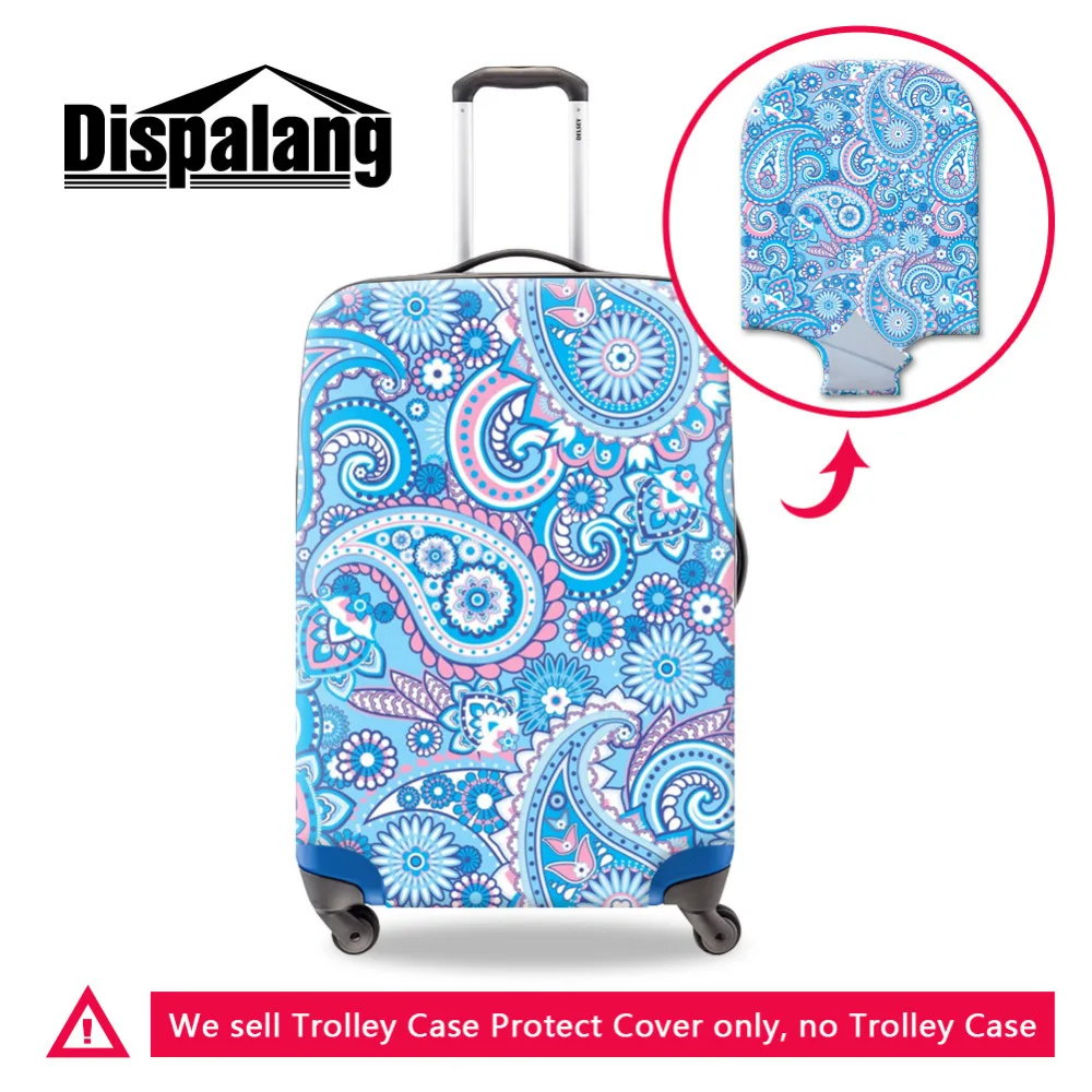 Brand New Elastic Striped Print Waterproof Protective Luggage Cover For