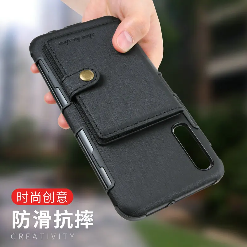 

Brushed Cloth Flip for Coque Samsung A50 Case A20 Samsung A70 Case Card Slot Wallet Back Etui for Samsugn Galaxy A30 Cover A10