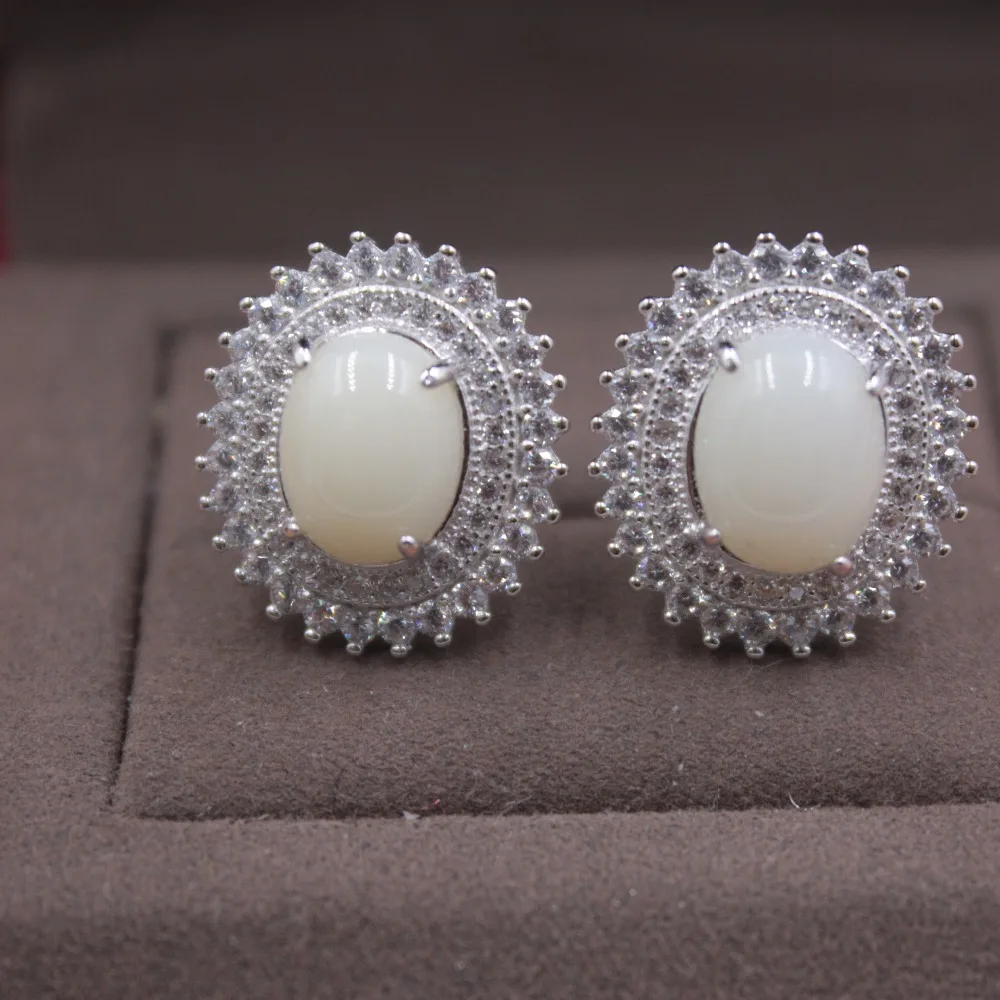 Серьги из чистого серебра S925 пробы гладкие уникальные модные серьги в форме