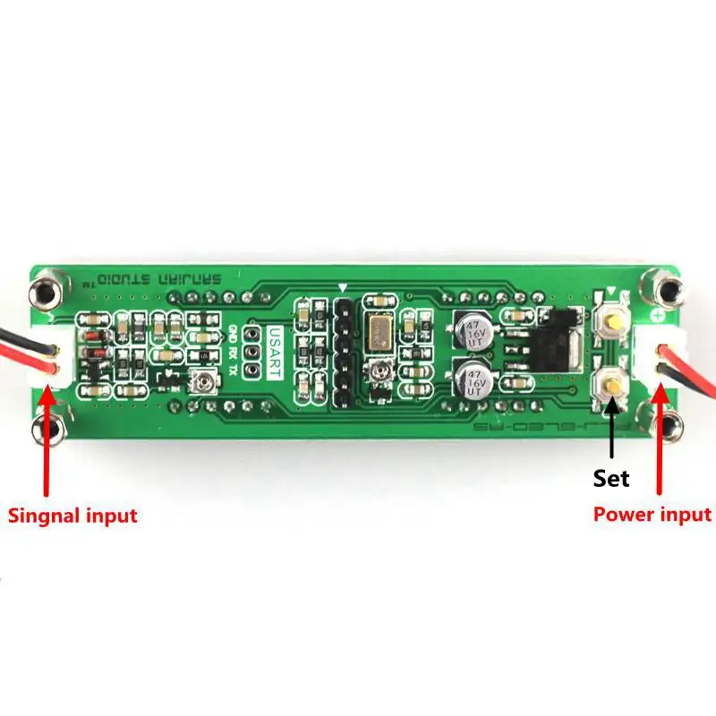 0,1 МГц~ 65 МГц цифровой частотомер счетчик Тестер Частотомер с красным/синим светодиодным дисплеем