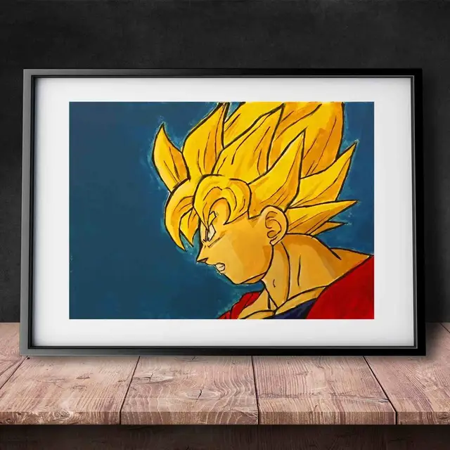 SON GOKU Dragon Ball Z Canvas Art Print Painting Poster Wall Pictures