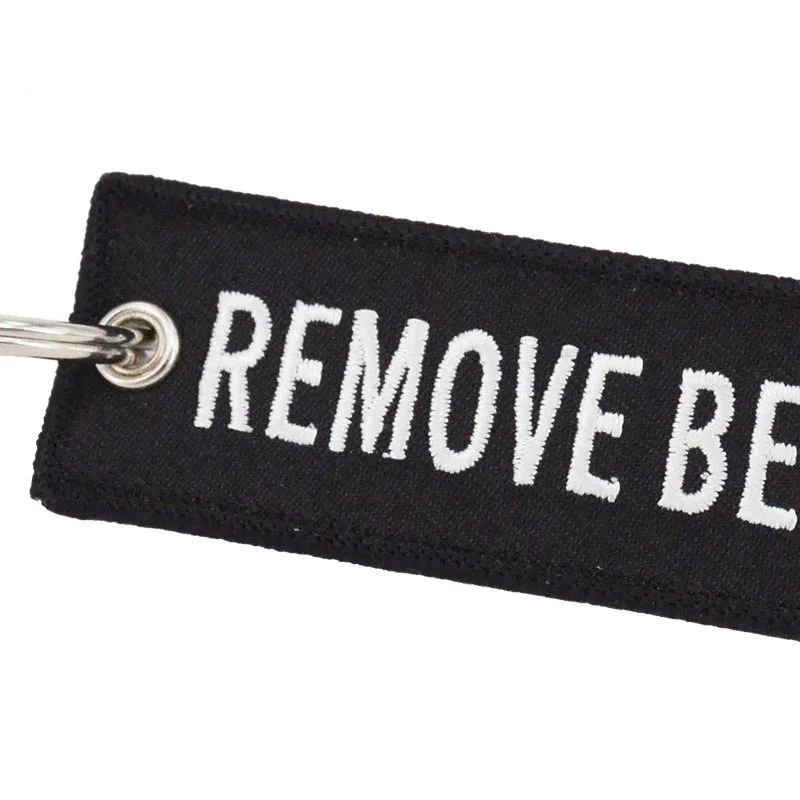 Remove Before Flight Keychain