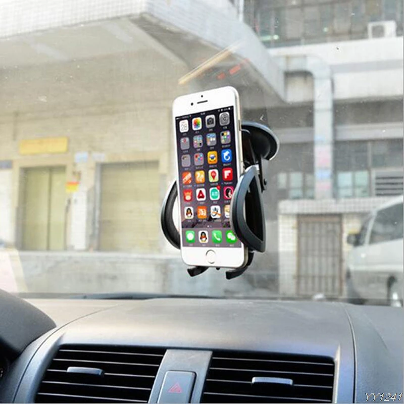 

Universal 360 Car For Cell Phone GPS Windscreen Dashboard Mount Stand Holder