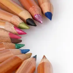 12 цветов Подводка для глаз карандаш набор Colorized Eye Liner деревянная ручка долговечная Водостойкий карандаш для глаз