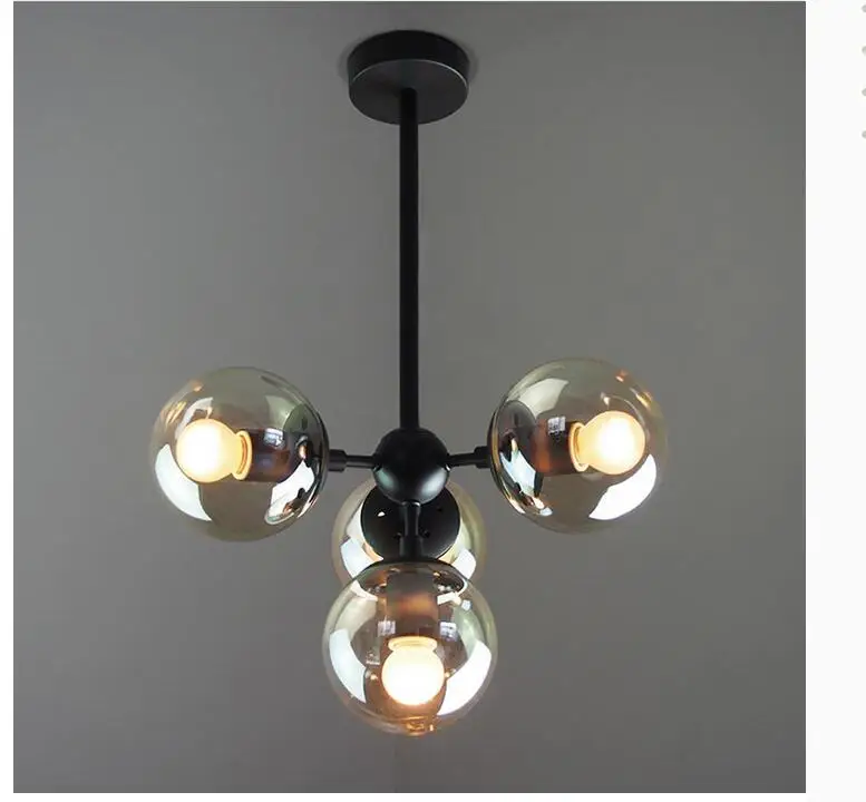 Free Shipping Northern Europe Pendant Lamp Nordic Vintage Lighting Black Color Pendant Light E27 AC 90