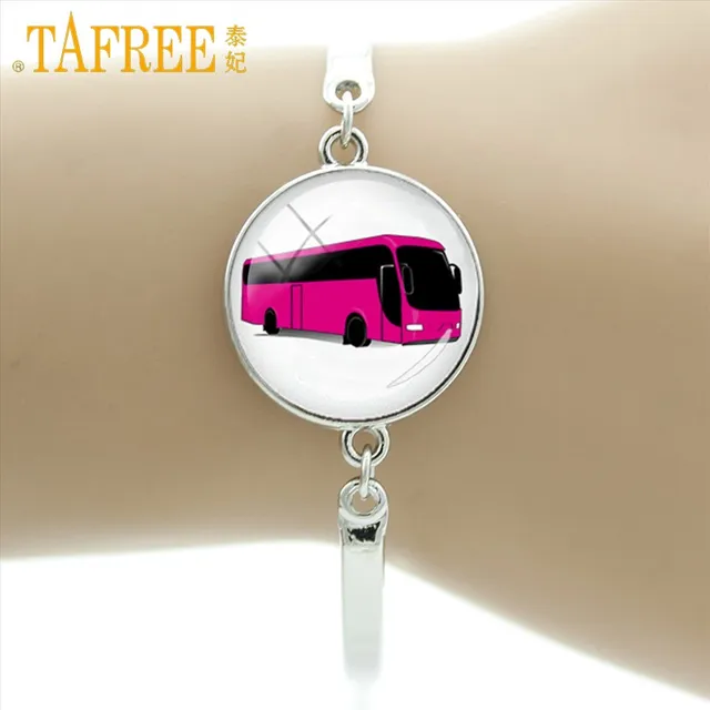 Tafree london double decker bus embroidery bracelets school bus van bus Tafree london double decker bus embroidery bracelets school bus van bus