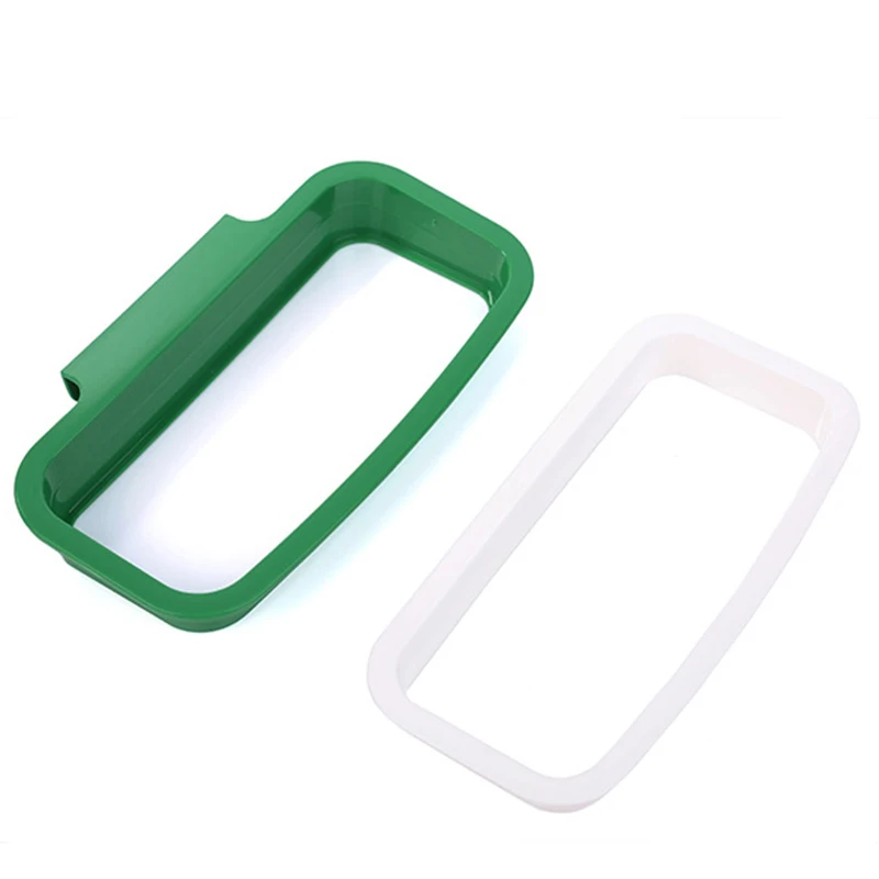 JX-LCLYL 1pc Garbage Bag Holder Plastic Bracket Stand Rack Kitchen Trash Storage Hanger