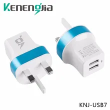 Brand New 5V 2 1 Amp and 1 0 Amp Dual 2USB Wall Charger 3 pin