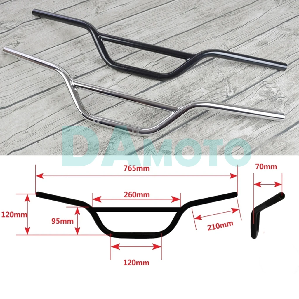 

Retro motorcycle modification 22MM handlebars for Tracker.scrambler off-road steering handlebar Cafe razer