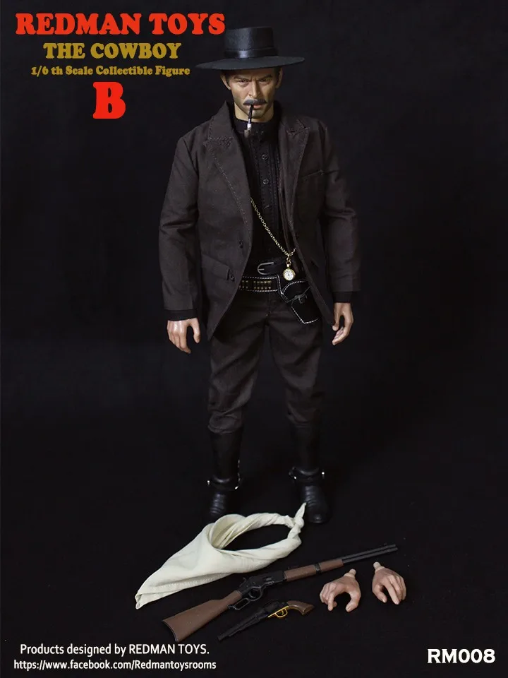 [ESTARTEK] Redman/игрушки 1/6 ковбой G RM027/ковбой B RM008/ковбой U RM009 1" Коллекционная Фигурка DIY