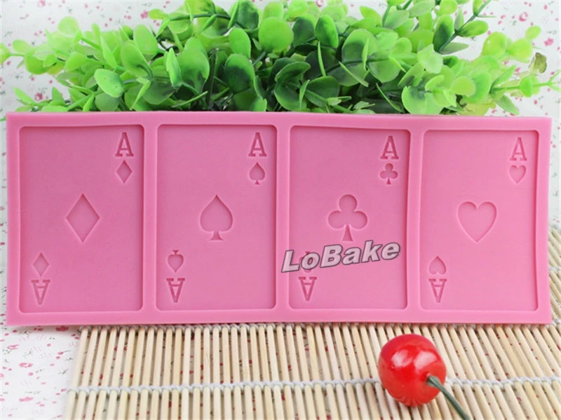 Poker chip chocolate molds