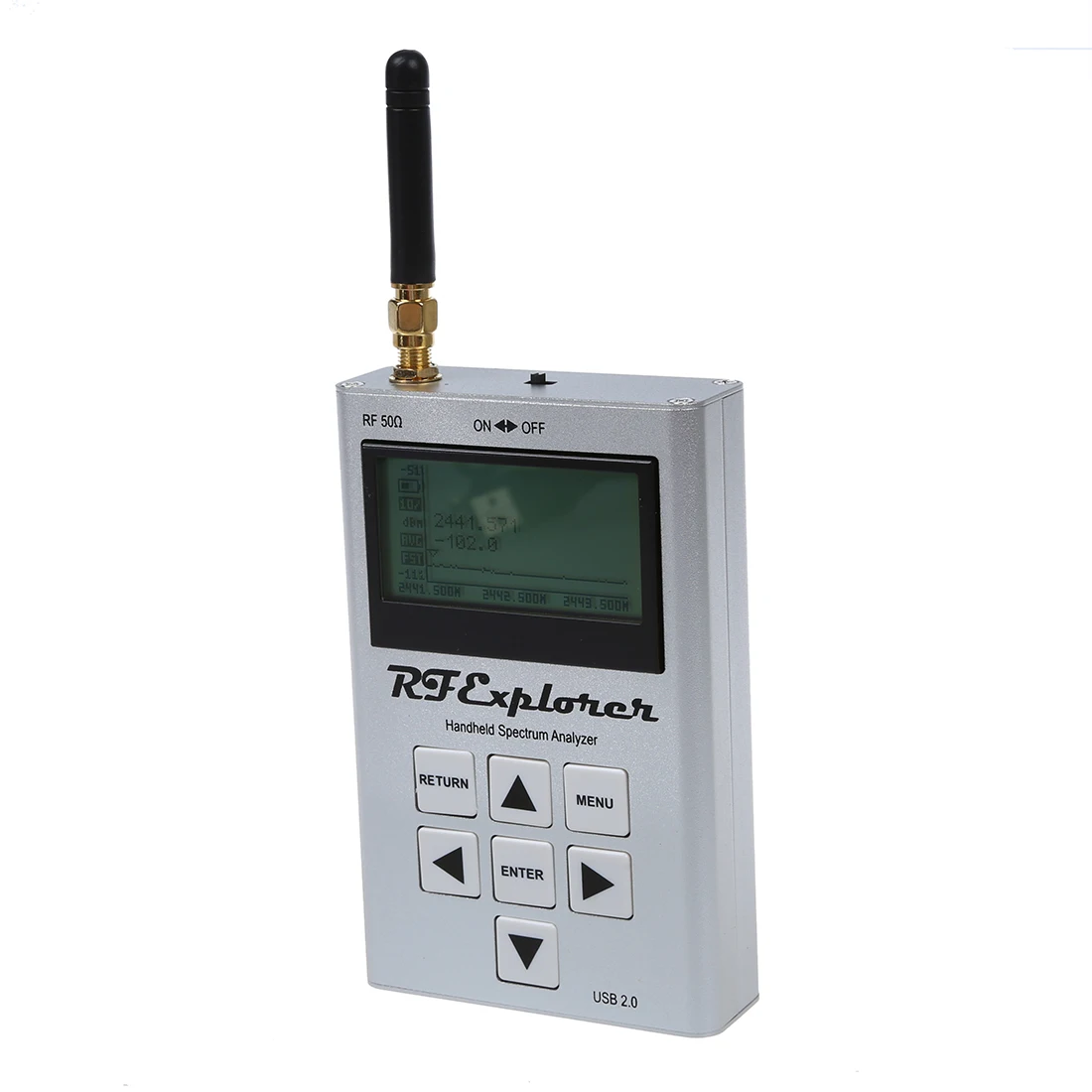 

2.4G RF Explorer Handheld Digital Spectrum Analyzer Analyser Pocket Size