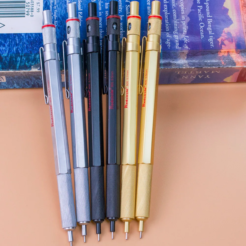 

0.5mm 0.7mm 0.9/1.0mm 2.0mm RedCircle Drafting Metal Mechanical Pencil for drawing
