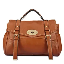 2016 Vintage Casual Genuine Leather Handbag Women Shoulder Messenger Bag Purse Large Hand Bag High Quality