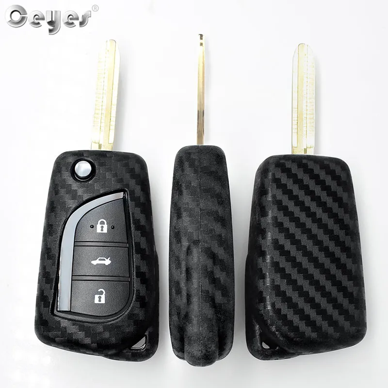 Carbon fiber key cover for TOYOTA (5)